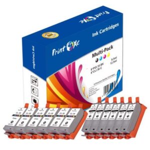 PGI35 CLI36 Compatible 12 Ink Cartridges of 6 Black PGI 35 and 6 Coloured CLI 36 for Canon Pixma iP110 / iP100 / Mini260 / Mini 320