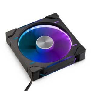 Phanteks D30-140 DRGB PWM Fan, Reverse Airflow Model, Premium D-RGB Performance Fan, ARGB/DRGB lighting, Daisy-chain Fan Linking system, Black