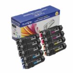 Phaser 6500 / 106R01597 Compatible 2 Sets plus Black of 9 Toners ; 3 Black, 2 Cyan, 2 Magenta, & 2 Yellow for Xerox Phaser 6500 & WorkCentre 6505