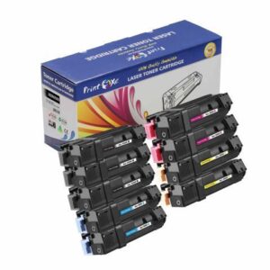 Phaser 6500 / 106R01597 Compatible 2 Sets plus Black of 9 Toners ; 3 Black, 2 Cyan, 2 Magenta, & 2 Yellow for Xerox Phaser 6500 & WorkCentre 6505