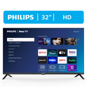 Philips 32" Class HD (720P) Smart Roku Borderless LED TV (32PFL6452/F7) (New)