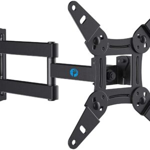 Pipishell Full Motion TV Monitor Wall Mount Bracket Swivel Tilt Extension Rotation for Echo Show 21/15 and Most 13-42 Inch LED LCD Flat Curved Screen TVs & Monitors, Max VESA...