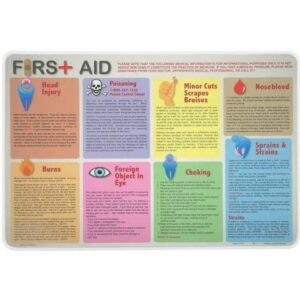 PLP-AID-1 - PLACEMAT FIRST-AID
