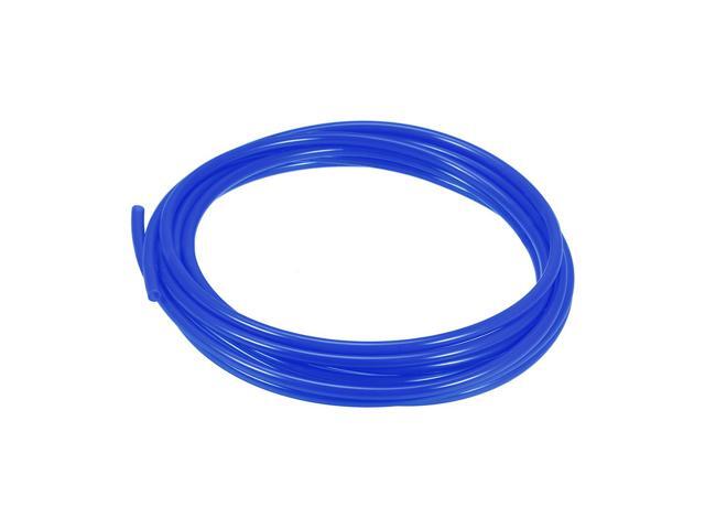 Pneumatic Air Tubing, 6mm OD x 4mm ID 3 Meter (118 Inch) PU Polyurethane Air Compressor Tubing Hose Pipe Blue