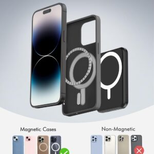 podoru for Magsafe Battery Pack, 5000mAh Magnetic Power Bank with Type-C Cable 20W PD Fast Charging Lighting Input Wireless Portable Charger for iPhone 16/15/14/13/12/ All...