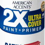 Poppy Red, Rust-Oleum American Accents 2X Ultra Cover Satin Spray Paint- 12 oz