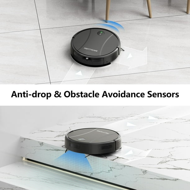 PrettyCare Robot Vacuum and Mop Combo with 3000Pa Suction,APP/Remote/Voice Control,Ideal for Pet hair C2