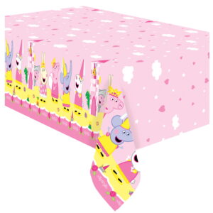 Princess Peppa Pig Table Cover 1 Pack - Princess Peppa Pig Party Supplies