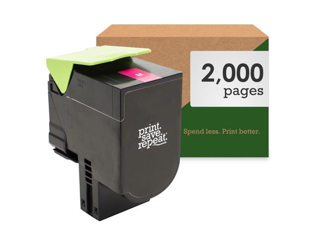 Print.Save.Repeat. Lexmark 801SM Magenta Toner Cartridge for CX310, CX410, CX510 [2,000 Pages]