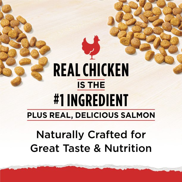 Purina Cat Chow Naturals, Dry Cat Food, Chicken & Salmon, 3.15 lb Bag