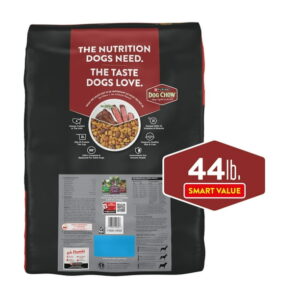 Purina Dog Chow Complete Adult Dry Dog Food for Adult Dogs, Kibble Beef Flavor, 44 lb Bag