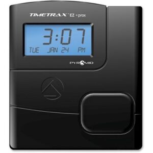 Pyramid Time Systems TimeTrax EZ Proximity Time Clock System, Ethernet, No Touch Employee Check In