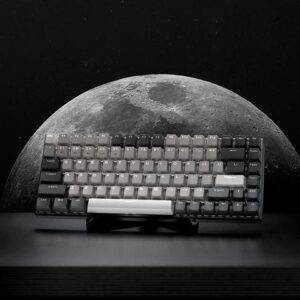 Rapoo V700-8A Three Modes (Bluetooth 5.0/3.0/BT/2.4 Ghz/Wired ) Mechanical Gaming Keyboard Brown Switches, Anti-Ghosting and White LED Gaming Keyboard