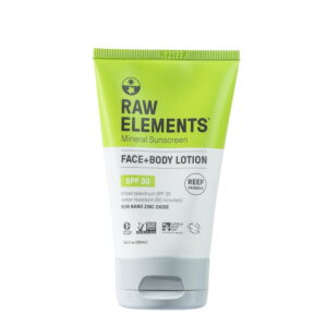 Raw Elements Face + Body Sunscreen Tube SPF 30 - 3 fl oz Pack of 4