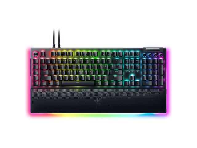 Razer BlackWidow V4 Pro Wired Mechanical Gaming Keyboard - Green Switches (Tactile & Clicky), Doubleshot ABS Keycaps, Command Dial, Chroma RGB,