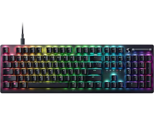 Razer DeathStalker V2 Gaming Keyboard: Low-Profile Keys - Linear Red Optical Switches - Ultra-Durable Coated Keycaps - Durable Aluminum Top Plate -