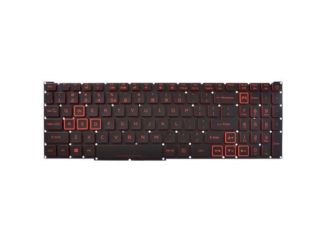 Red Backlight Keyboard for Acer Nitro 5 AN515-43 AN515-54 AN517-51 AN517-52 US Keyboard