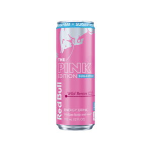 Red Bull Pink Edition Sugarfree Energy Drink, Wild Berries, 12 fl. oz. Can, 114mg Caffeine