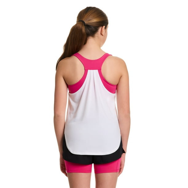Reebok Girl's Starter Tank Top with Built-In Bra, Sizes 4-18