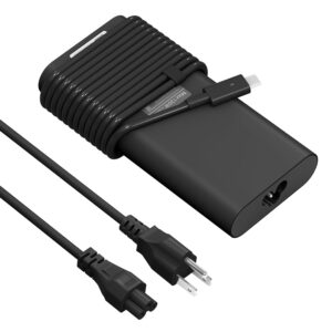 Replacement 130W Dell Laptop Charger USB C Type C for Dell XPS 15 9575 9520 9510 9500 17 9720 9710 9700 Precision 5530 5550 5560 5570 5750 5760 3560 Latitude 5411 5421 5511 5520...