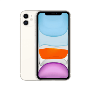 Restored Apple iPhone 11 128GB White Fully Unlocked Bundle: Bluetooth Headphones, Screen Protector, & Wall Charger (Refurbished)