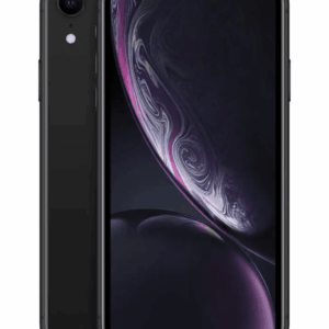 Restored Apple iPhone XR 256GB Black Fully Unlocked Bundle: Bluetooth Headphones, Screen Protector, & Wall Charger (Refurbished)