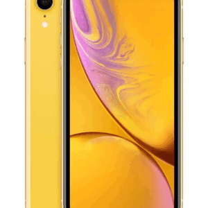 Restored Apple iPhone XR 256GB Yellow Fully Unlocked Bundle: Bluetooth Headphones, Screen Protector, & Wall Charger (Refurbished)