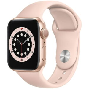 Restored Apple Watch Series 6 (GPS, 40mm) - Aluminum Case - Gold Sport Band (Refurbished)