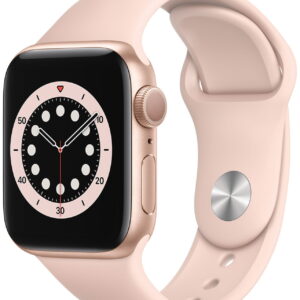 Restored Apple Watch Series 6 (GPS, 40mm) - Aluminum Case - Gold Sport Band (Refurbished)
