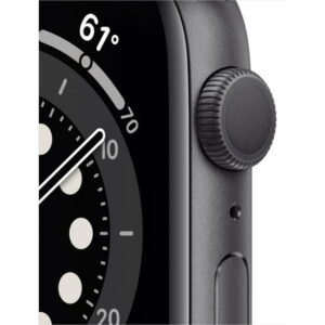 Restored Apple Watch Series 6 (GPS, 40mm) - Space Gray Aluminum Case - Black Sport Band (Refurbished)