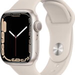 Restored Apple Watch Series 7 (GPS+Cellular, 41mm) - Aluminum Case - Starlight Sport Band (Refurbished)