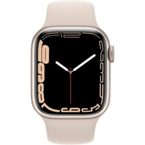 Restored Apple Watch Series 7 (GPS+Cellular, 41mm) - Aluminum Case - Starlight Sport Band (Refurbished)