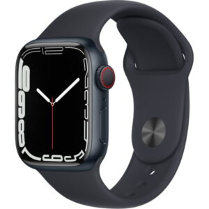 Restored Apple Watch Series 7 (GPS+Cellular, 41mm) - Midnight - Aluminum Case - Midnight Sport Band (Refurbished)