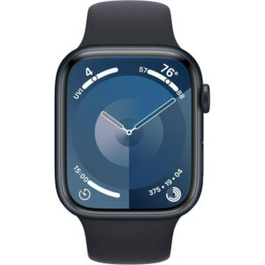 Restored Apple Watch Series 9 45mm GPS + Cellular Midnight Aluminum Case with Midnight Sport Loop (Refurbished)