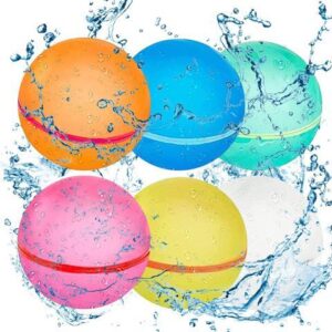 Reusable water balls, Magnetic adsorption water balls for Kids Boys & Girls, Silicone magnetic adsorption water balls, Water game toys for outdoor