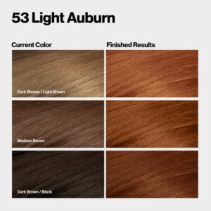 Revlon ColorSilk Beautiful Color Long Lasting Permanent Hair Color, Light Auburn, 1 Pack