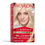 Revlon ColorSilk Permanent Hair Color, Bond Repair Complex, 05 Ultra Light Ash Blonde, 1 pack