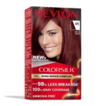 Revlon ColorSilk Permanent Hair Color, Bond Repair Complex, 49 Auburn Brown, 1 pack