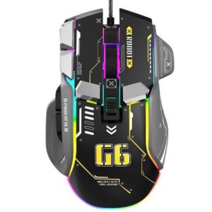 RGB Gaming Mouse Backlit Wired Ergonomic 10 Button Programmable Mouse ,UP to 12800 DPI, RGB,10 Programmable Buttons