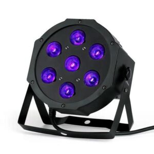 RGBW 7x18W LED Flat SlimPar RGBWA UV Light 6in1 LED DJ Wash Light Stage dmx light lamp 6/10 channes