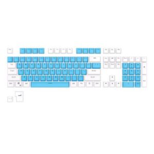RK ROYAL KLUDGE 104 Keys PBT Keycaps Thick PBT Double Shot Gaming Keycaps for Mechanical Keyboards Keyboard Keys 104 87 61 (Color Random)