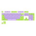 RK ROYAL KLUDGE 104 Keys PBT Keycaps Thick PBT Double Shot Gaming Keycaps for Mechanical Keyboards Keyboard Keys 104 87 61 (Color Random)