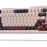 RK ROYAL KLUDGE K75 Lite Wireless Mechanical Keyboard, 75% Gasket Mount RGB Gaming Keyboard w/ 3-Mode Knob BT 5.0/2.4G/USB-C Wired, Hot Swappable,