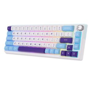 RK ROYAL KLUDGE KZZI K68 Mechanical Keyboard 2.4G Bluetooth Wireless Keyboard Backlit Keycap PBT Office Gaming Keyboard For Pc Laptop