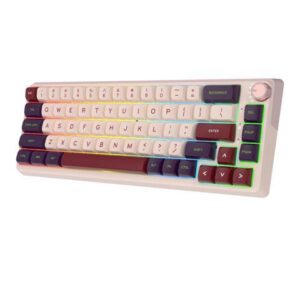 RK ROYAL KLUDGE Kzzi K68 Three-mode Mechanical Keyboard Wireless Bluetooth Wired Rgb Gasket Structure Customized Lightweight Portable Keyboard