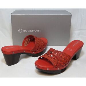 ROCKPORT Women's MS One Band Woven - Coral - 9.5M