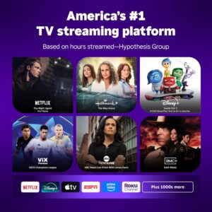 Roku Smart TV 2025 – 40-Inch Select Series, 1080p Full HD TV – RokuTV with Voice Remote – Flat Screen LED Television with Wi-Fi for Streaming Live Local News, Sports, Family...