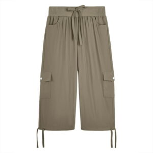 Rosvigor Womens Cargo Capris Lightweight Hiking Pants Outdoor Athletic Quick Dry Travel Pants with Pockets
