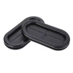 Rubber Grommet Oval Double-Sided Mount Size 60 x 25 mm for Wire Protection 10pcs