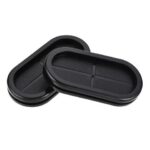 Rubber Grommet Oval Double-Sided Mount Size 85 x 38 mm for Wire Protection 10pcs